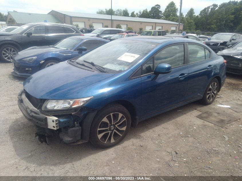 2013 HONDA CIVIC SDN EX - 19XFB2F81DE087384