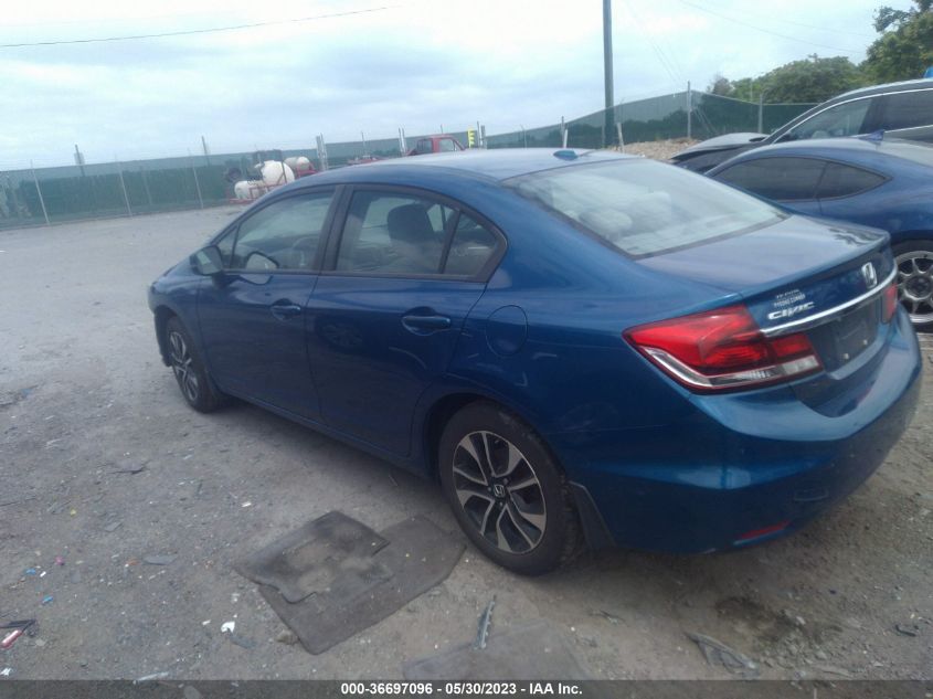 2013 HONDA CIVIC SDN EX - 19XFB2F81DE087384