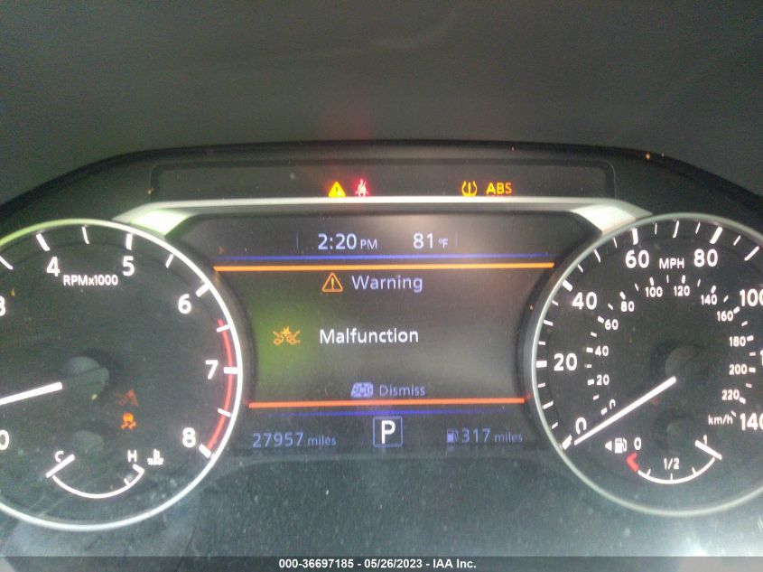 2021 NISSAN ALTIMA 2.5 SV - 1N4BL4DV8MN421394