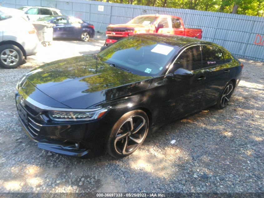 2021 HONDA ACCORD SEDAN SPORT - 1HGCV1F33MA050298
