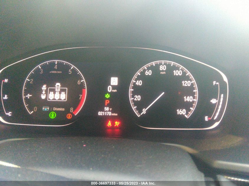 2021 HONDA ACCORD SEDAN SPORT - 1HGCV1F33MA050298