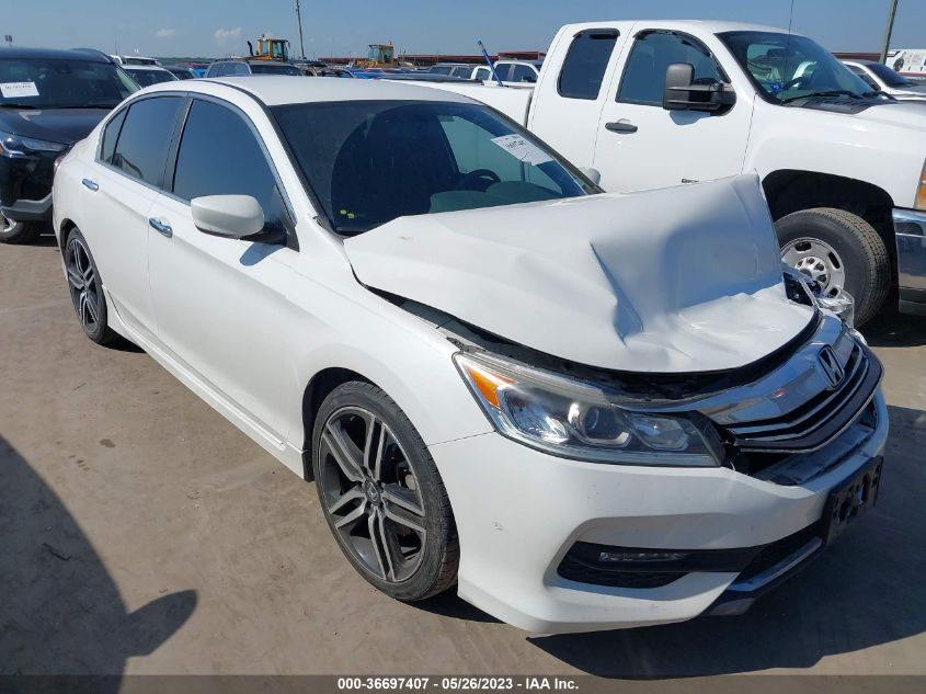 2017 HONDA ACCORD SEDAN SPORT - 1HGCR2F56HA017247