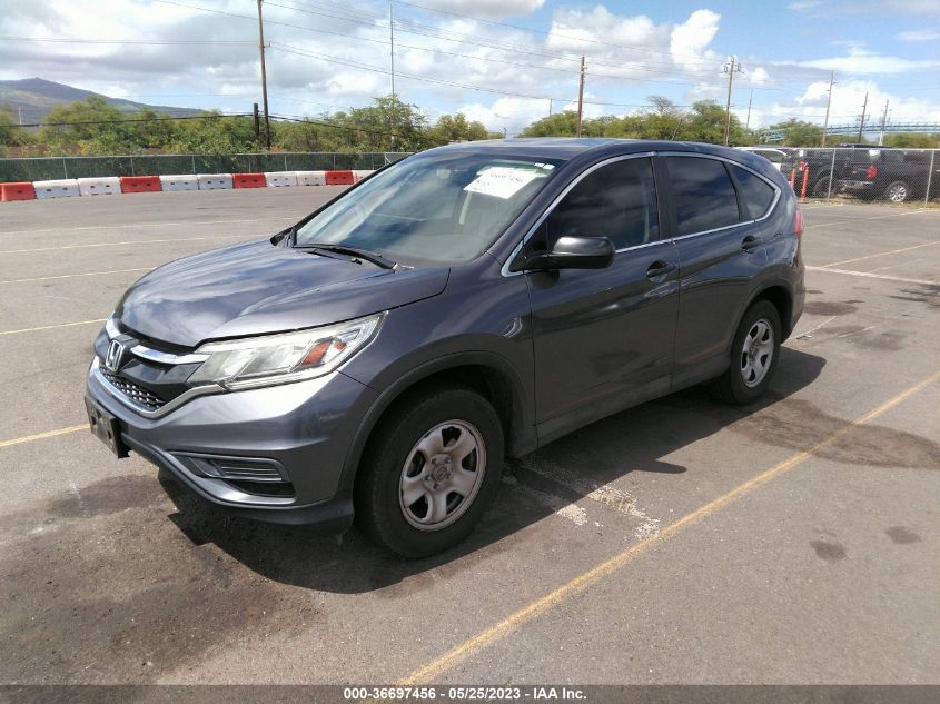 2016 HONDA CR-V LX - 3CZRM3H34GG709090