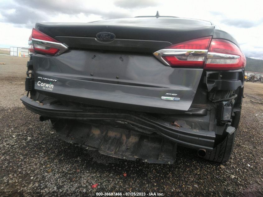 2019 FORD FUSION SE - 3FA6P0T95KR284864