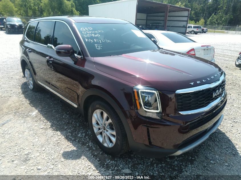 2022 KIA TELLURIDE LX - 5XYP24HC0NG226152