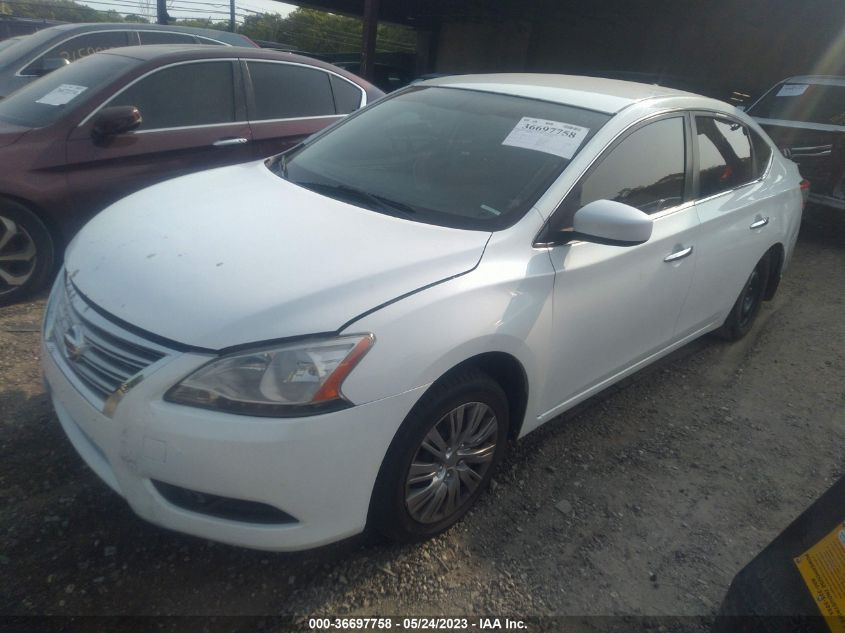 2014 NISSAN SENTRA S/FE+ S/SV/FE+ SV/SR/SL - 3N1AB7AP1EY251905