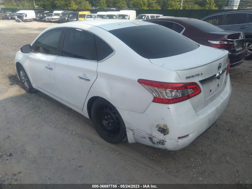 2014 NISSAN SENTRA S/FE+ S/SV/FE+ SV/SR/SL - 3N1AB7AP1EY251905