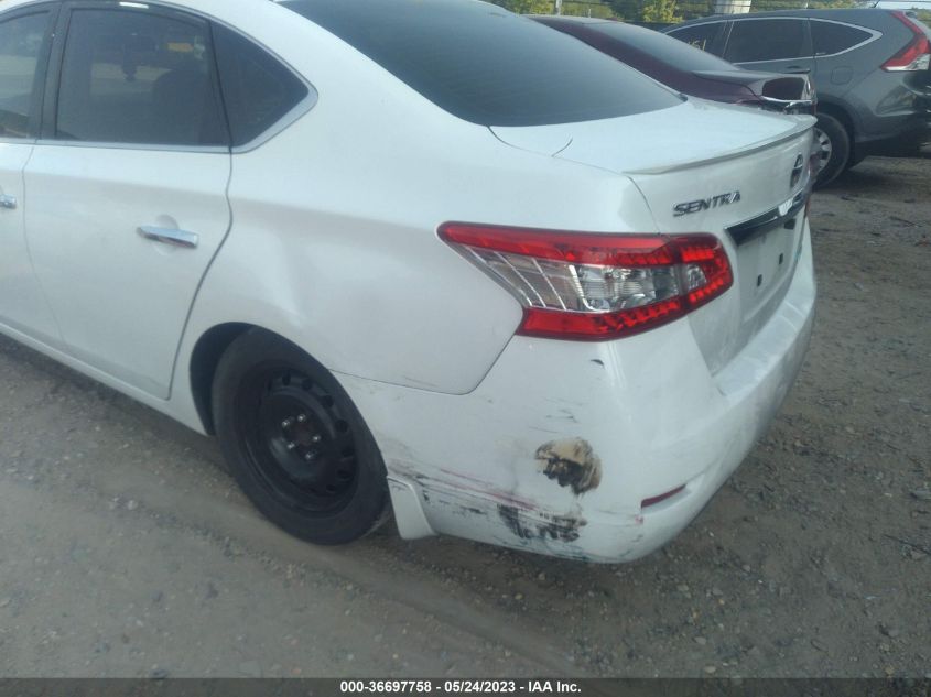 2014 NISSAN SENTRA S/FE+ S/SV/FE+ SV/SR/SL - 3N1AB7AP1EY251905