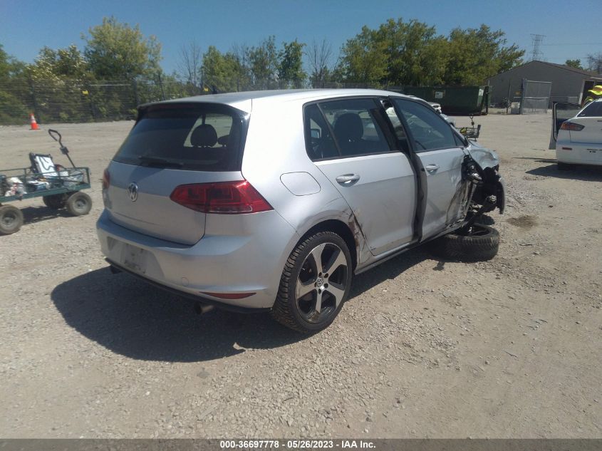 2015 VOLKSWAGEN GOLF GTI AUTOBAHN - 3VW4T7AU4FM006518