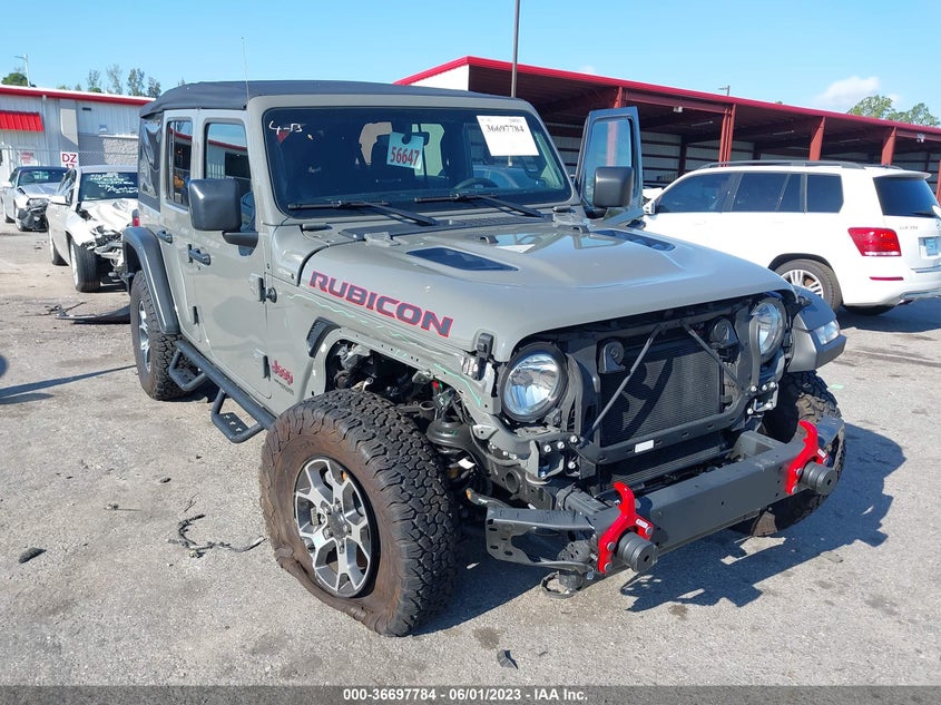 VIN 1C4HJXFN2NW241316 2022 JEEP WRANGLER UNLIMITED RUBICON