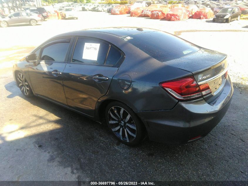2015 HONDA CIVIC SEDAN EX-L - 19XFB2F90FE229266
