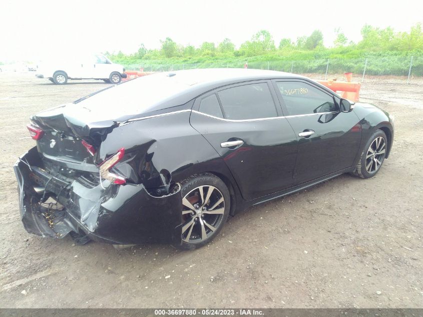 2017 NISSAN MAXIMA SV - 1N4AA6AP8HC434621