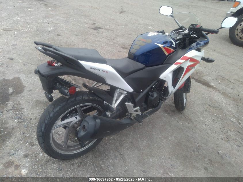 2012 HONDA CBX250 RA - MLHMC4116C5200005