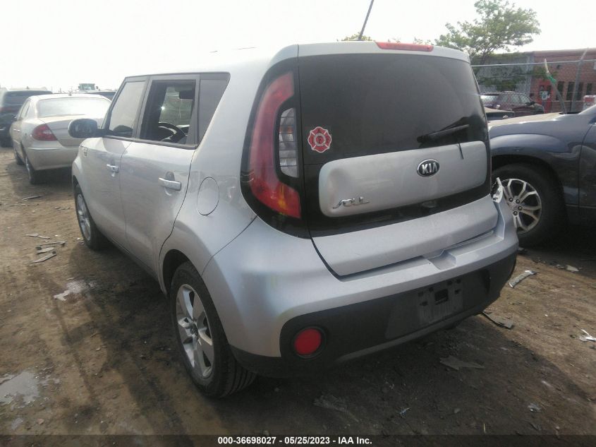 2019 KIA SOUL BASE - KNDJN2A20K7024858
