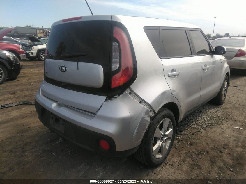2019 KIA SOUL BASE - KNDJN2A20K7024858