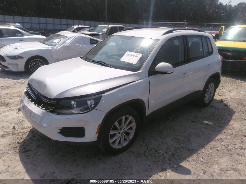 2017 VOLKSWAGEN TIGUAN - WVGAV7AX9HK043290