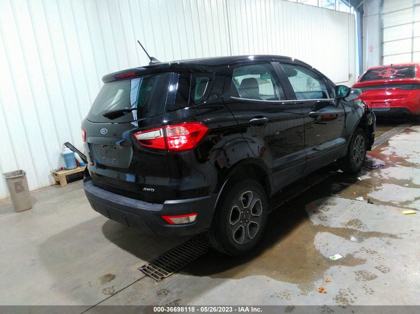 2020 FORD ECOSPORT S - MAJ6S3FL4LT390505