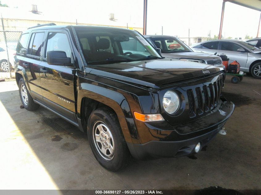 2016 JEEP PATRIOT SPORT - 1C4NJPBBXGD548567