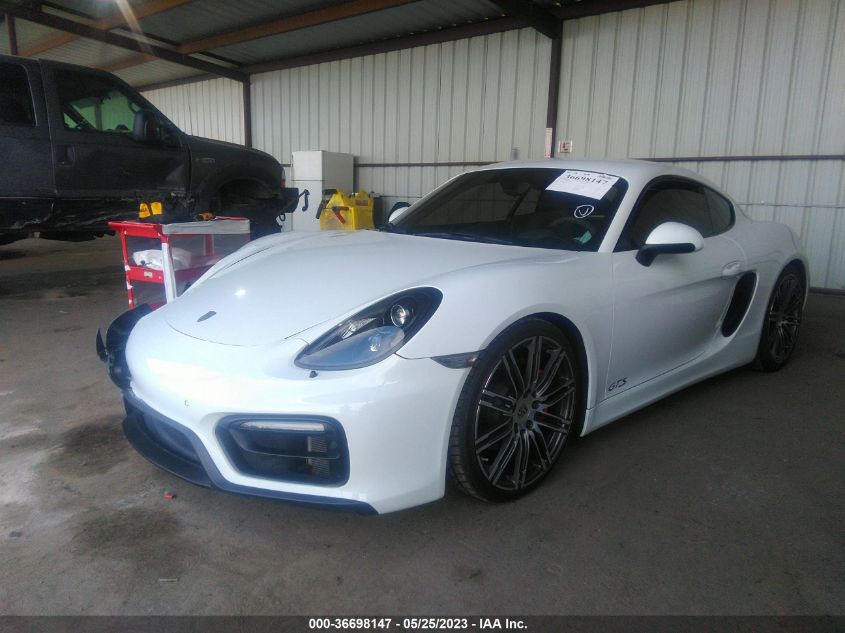 2015 PORSCHE CAYMAN S/GTS WP0AB2A85FK180393