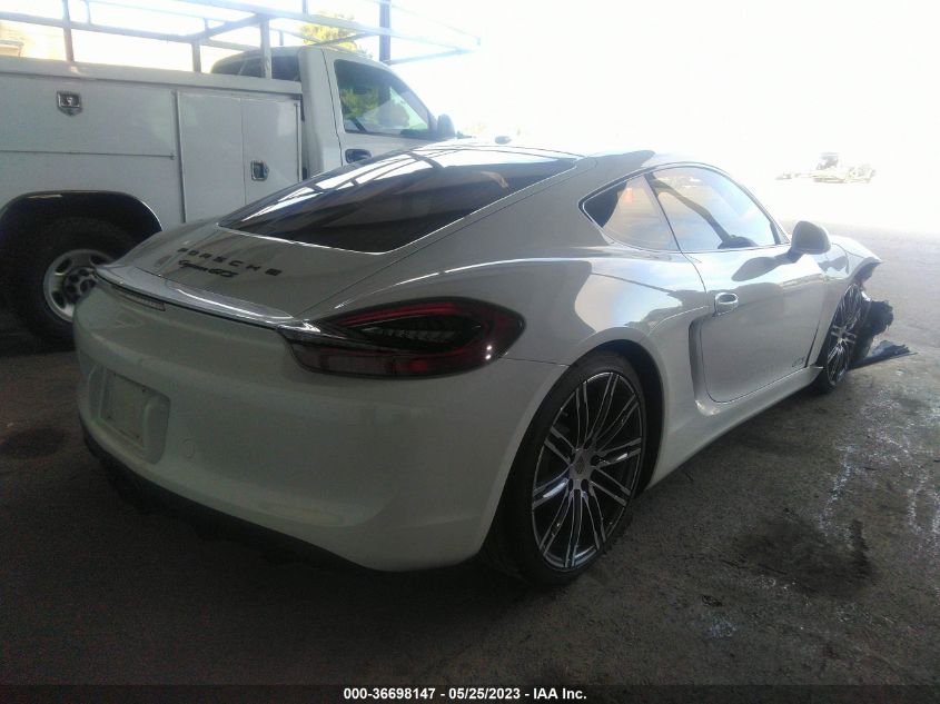 2015 PORSCHE CAYMAN S/GTS WP0AB2A85FK180393