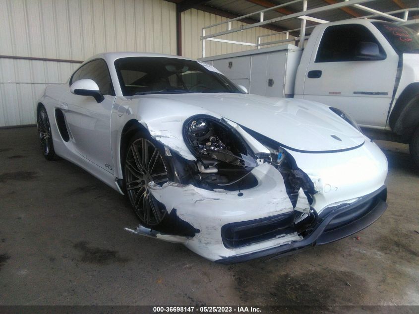 2015 PORSCHE CAYMAN S/GTS WP0AB2A85FK180393