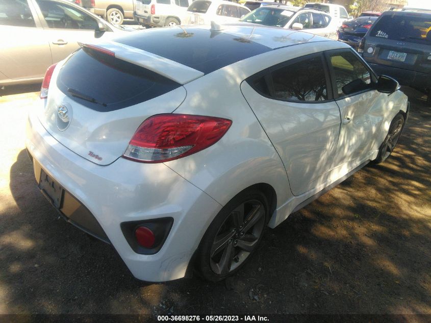 2015 HYUNDAI VELOSTER TURBO - KMHTC6AE1FU231388