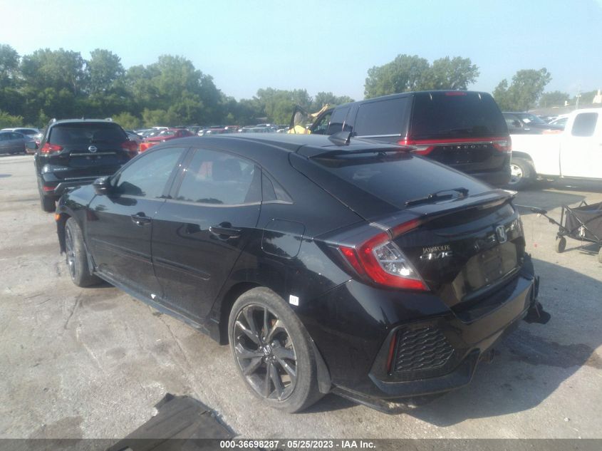 2019 HONDA CIVIC HATCHBACK SPORT - SHHFK7H44KU217638