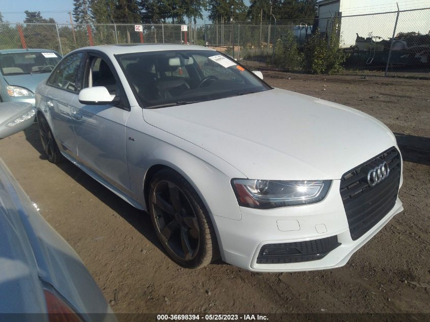 2014 AUDI A4 PREMIUM PLUS - WAUFFAFL5EN036144