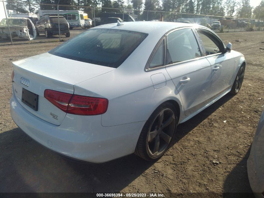 2014 AUDI A4 PREMIUM PLUS - WAUFFAFL5EN036144