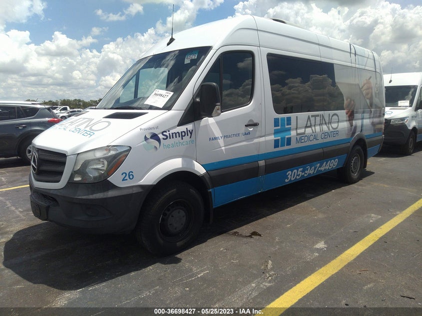 2018 MERCEDES-BENZ SPRINTER 2500 HIGH ROOF V6 VIN: WDZPE8CD9JP648569