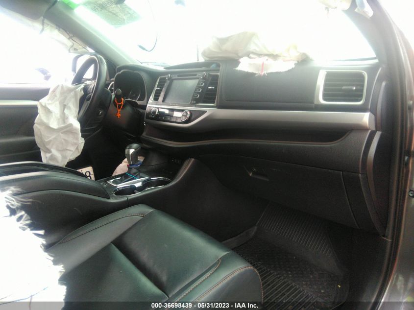 2019 TOYOTA HIGHLANDER HYBRID XLE - 5TDJGRFH5KS057893