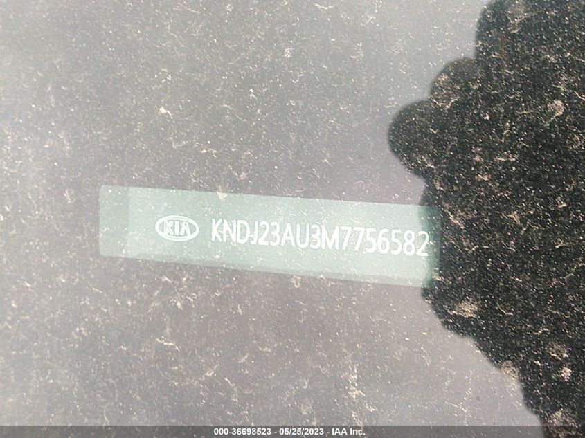 2021 KIA SOUL S - KNDJ23AU3M7756582