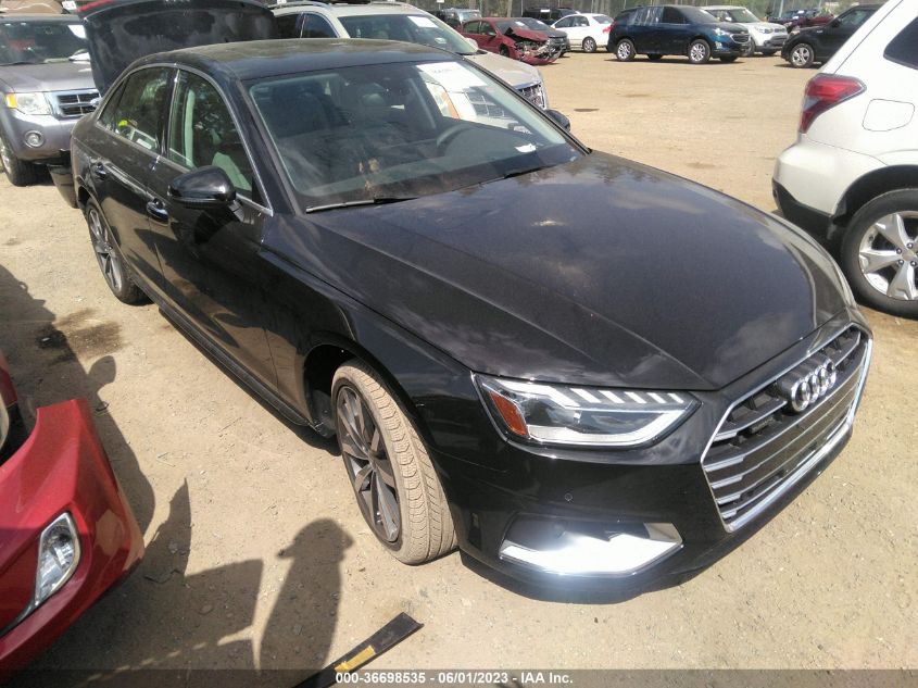 2022 AUDI A4 SEDAN PREMIUM PLUS - WAUBBAF47NN009868