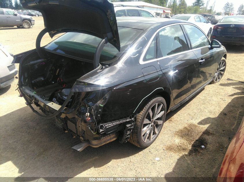 2022 AUDI A4 SEDAN PREMIUM PLUS - WAUBBAF47NN009868