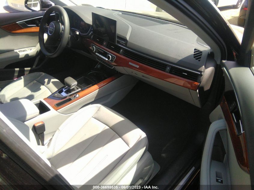 2022 AUDI A4 SEDAN PREMIUM PLUS - WAUBBAF47NN009868