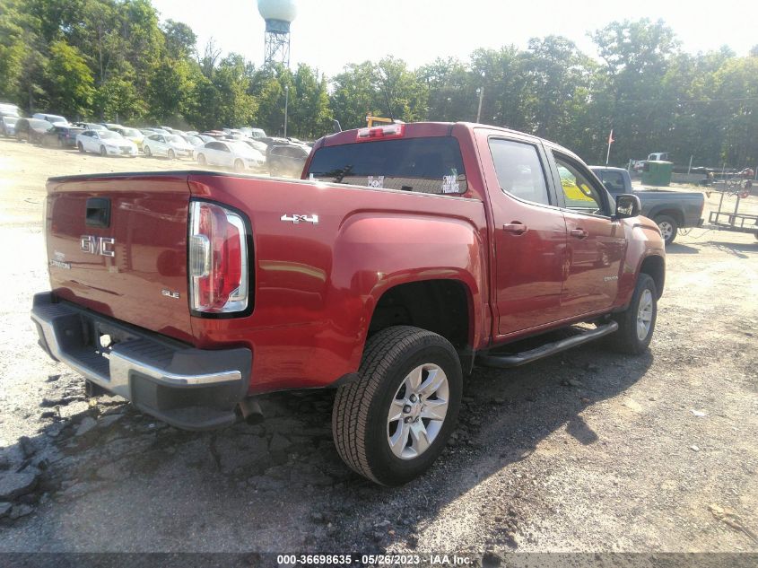 2016 GMC CANYON 4WD SLE - 1GTG6CE31G1171703