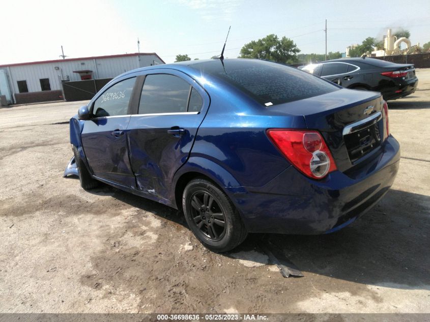 2013 CHEVROLET SONIC LT - 1G1JC5SH3D4247905