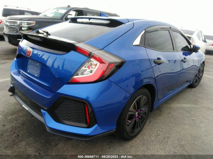 2018 HONDA CIVIC HATCHBACK EX - SHHFK7H53JU408314