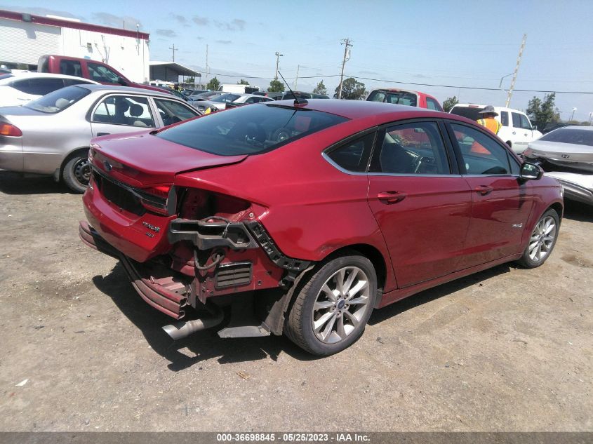 2017 FORD FUSION HYBRID SE - 3FA6P0LUXHR238556