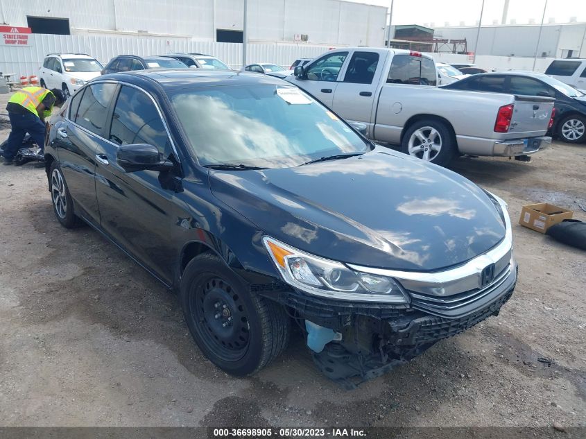 2016 HONDA ACCORD SEDAN EX-L - 1HGCR2F83GA000592