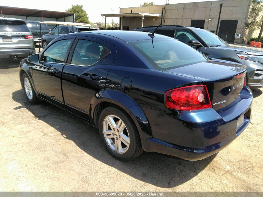 2013 DODGE AVENGER SXT - 1C3CDZCGXDN709014
