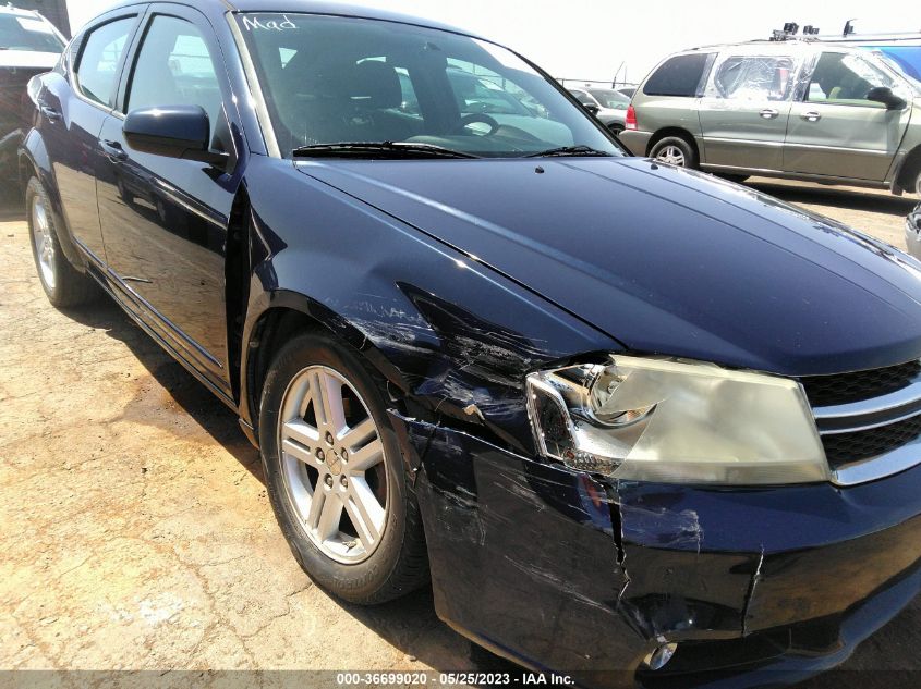 2013 DODGE AVENGER SXT - 1C3CDZCGXDN709014