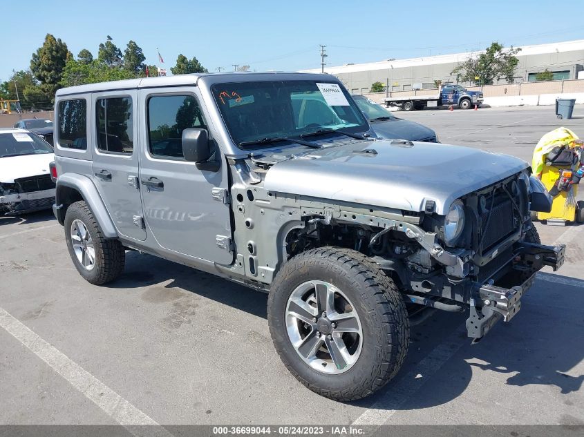 2020 JEEP WRANGLER UNLIMITED SAHARA - 1C4HJXEN6LW168949