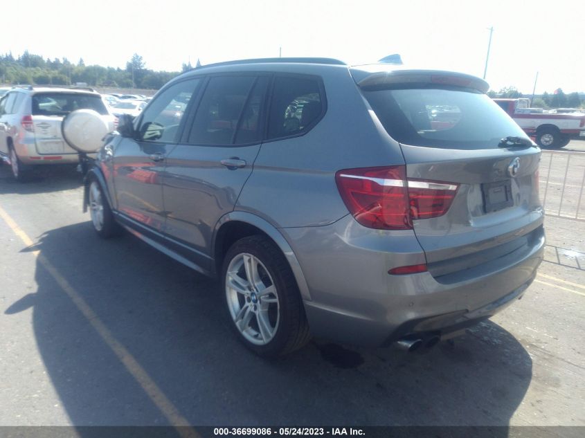 2013 BMW X3 XDRIVE28I - 5UXWX9C54D0A18817