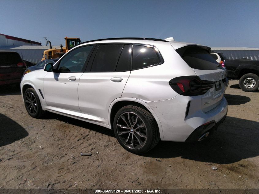 2022 BMW X3 XDRIVE30I - 5UX53DP04N9L98258
