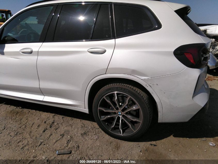2022 BMW X3 XDRIVE30I - 5UX53DP04N9L98258