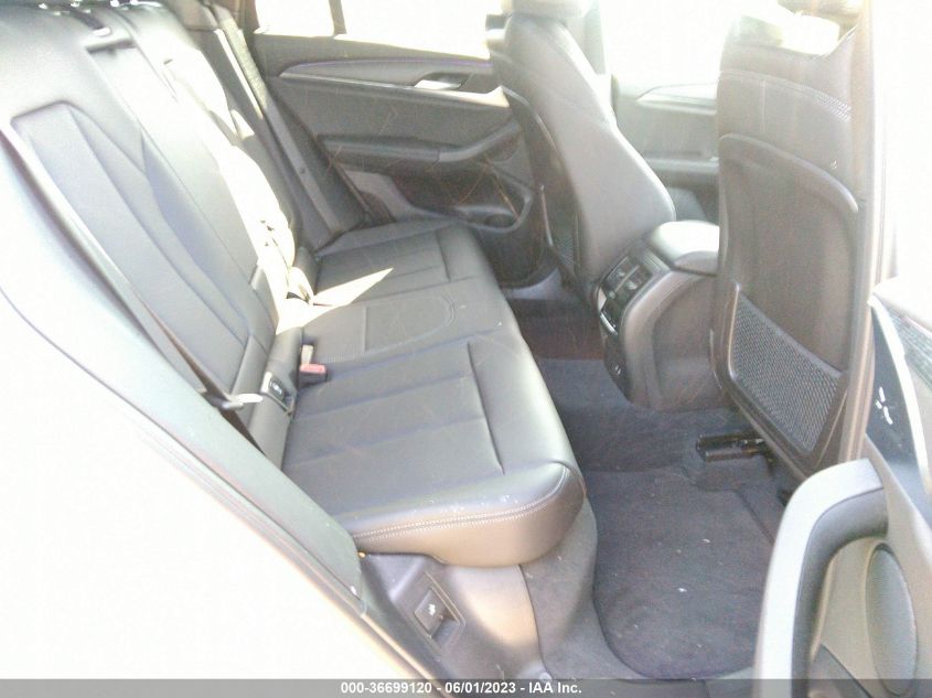 2022 BMW X3 XDRIVE30I - 5UX53DP04N9L98258
