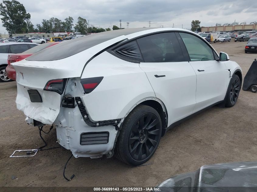 2021 TESLA MODEL Y LONG RANGE - 5YJYGAEE0MF158192