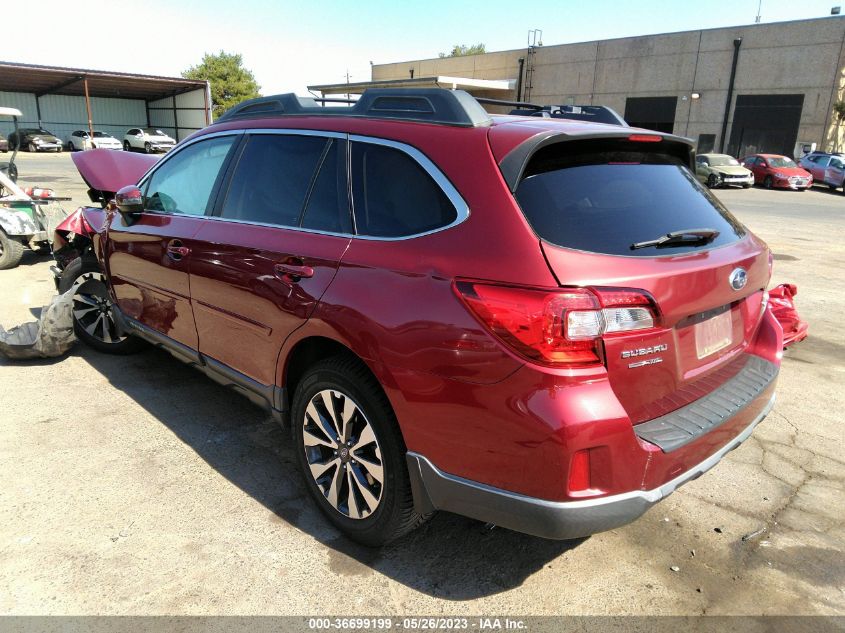 2015 SUBARU OUTBACK 2.5I LIMITED - 4S4BSALC0F3257676