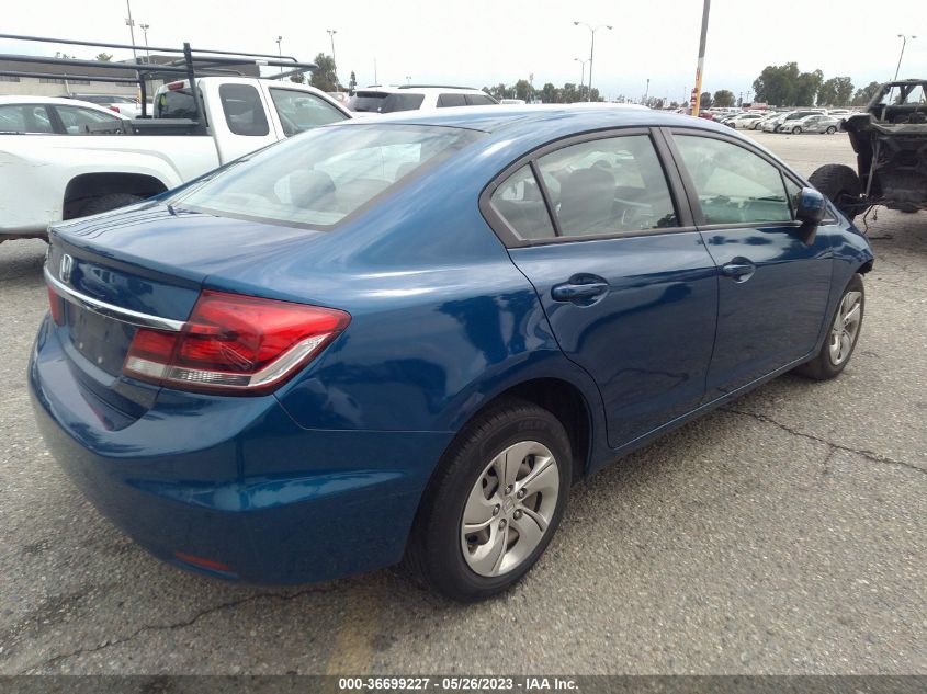 2014 HONDA CIVIC SEDAN LX - 19XFB2F56EE239425